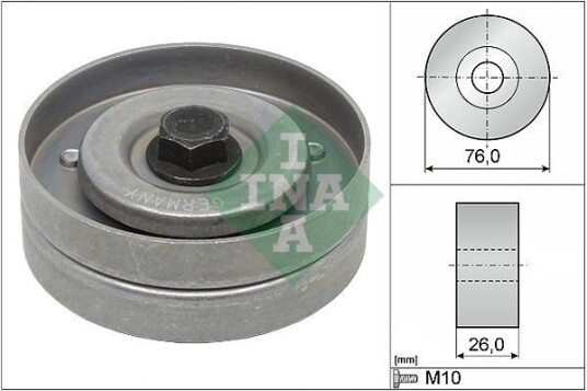 INA 532 0402 30 Løpehjul, vifterem INA 532 0402 30 Løpehjul, vifterem