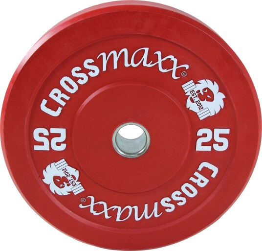 Crossmaxx Bumper Plate 25 kg Rød Crossmaxx Bumper Plate 25 kg Rød