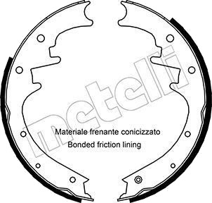Bremsesko sett METELLI 53 0352