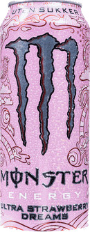 Monster Ultra Strawberry Dreams, energidrikk Dre 0,5l