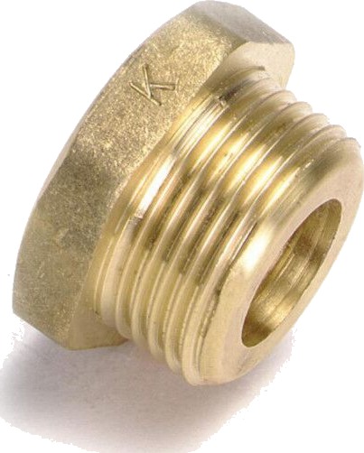 Isiflo overgangsnippel G3/8" x G1/8" messing