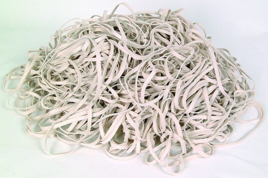 Gummibånd 120 X 5 Mm Hvide 500 G Gummibånd 120 X 5 Mm Hvide 500 G