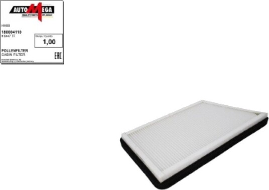 Kupefilter AUTOMEGA 180004110