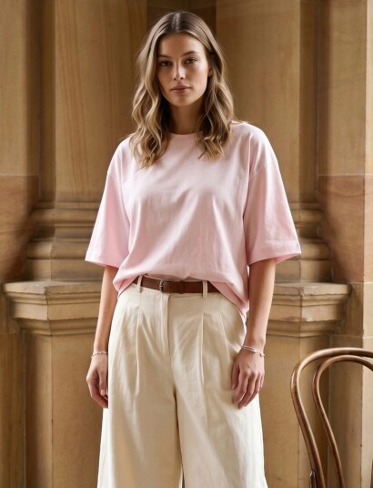Minus Msgamma Gots Long T Shirt Pink XL