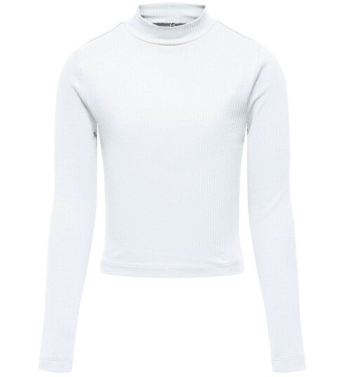 Kids Only Genser   KogLinea   Rib   Bright White   Kids Only   13 14 år 158 164   Genser   Hvit