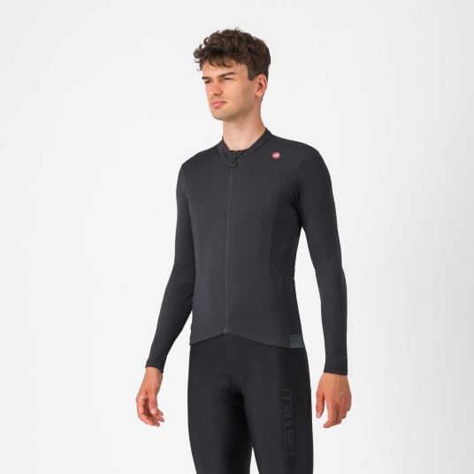 Castelli Espresso Thermal sykkeltrøye sort herre Castelli Espresso Thermal sykkeltrøye sort herre