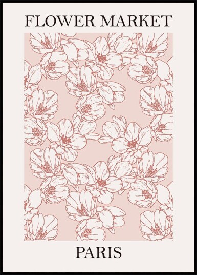 Flower Market Plakat Plakat / 50x70cm Flower Market Plakat Plakat / 50x70cm