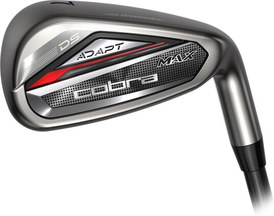 Cobra Ds-Adapt Max Jernsett 5-Pw Grafitt Høyre Regular (Kbs Pgi 75, Lamkin Crossline Black)