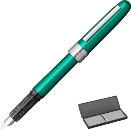 Platinum Plaisir Teal Green M Matt Grønn Fyllepenn