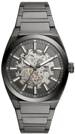 Fossil Herreklokke ME3206 Everett Grå/Stål Ø42 mm
