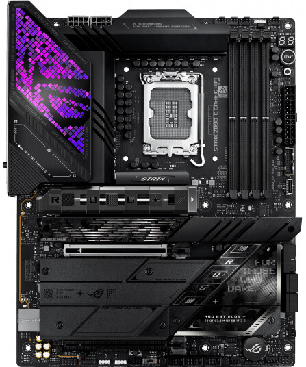ASUS ROG Strix Z890-E ATX Gaming Hovedkort med DDR5 og Wi-Fi 7 ASUS ROG Strix Z890-E ATX Gaming Hovedkort med DDR5 og Wi-Fi 7