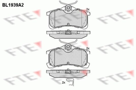 Bremseklosser FTE 9010532 Bremseklosser FTE 9010532