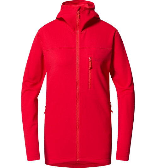 Haglofs Women's Rosson Mid Hood Bright Red M