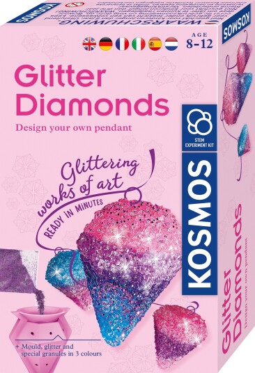 Kosmos Glitter Diamonds Eksperimentsett Engelsk 8+ År