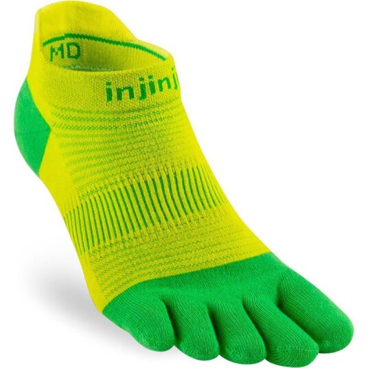 Injinji Run Lightweight No-Show Clover Clover L Injinji Run Lightweight No-Show Clover Clover L