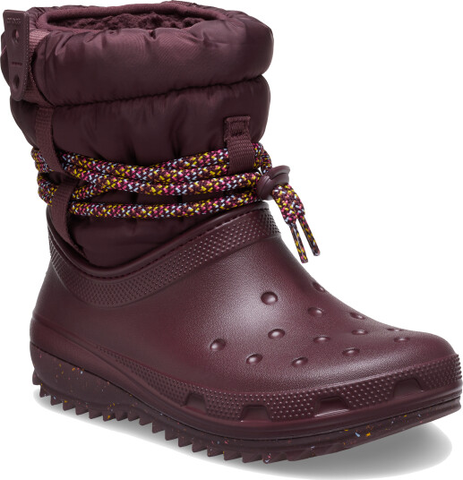 Crocs Women's Classic Neo Puff Luxe Boot Dark Cherry 36, Dark Cherry Crocs Women's Classic Neo Puff Luxe Boot Dark Cherry 36, Dark Cherry
