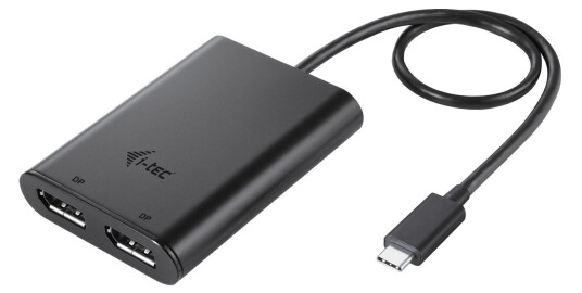 I-TEC USB-C DUAL 4K/60HZ SINGLE 8K/30HZ DP VIDEO ADAPTER ACCS I-TEC USB-C DUAL 4K/60HZ SINGLE 8K/30HZ DP VIDEO ADAPTER ACCS