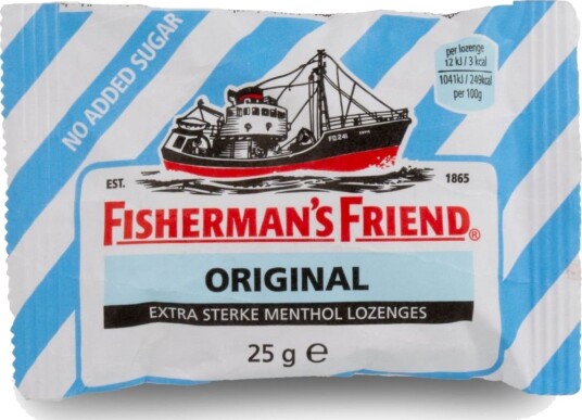 Fisherman"s Friend med Smak av Menthol og Eucalyptus 25 g