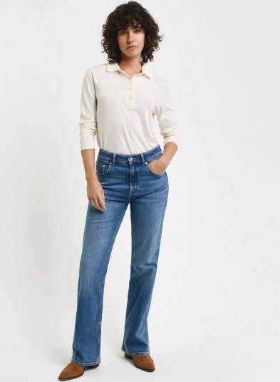 GANT Slim Flare Jeans   Blue   28
