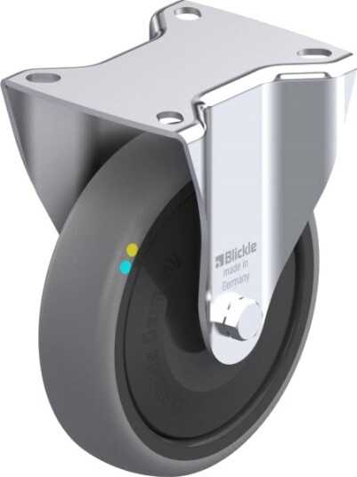 Blickle 849877 B-Tpa 127Kfd-Els Fast Hjul Hjuldiameter: 125 Mm Bæreevne (Maks.): 80 Kg 1 Stk