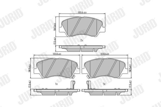 Bremseklosser JURID 573368J Bremseklosser JURID 573368J