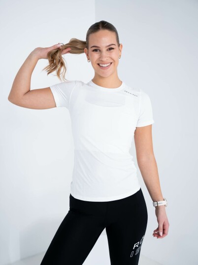 Röhnisch Jacquard Tee Hvit XS