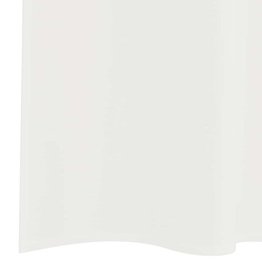 Voile gardiner med stanglommer 2 stk hvit 8721158552587