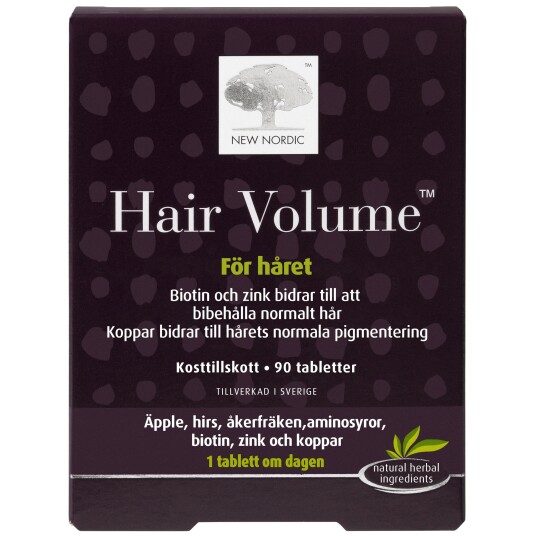 New Nordic Hair Volume 90 stk New Nordic Hair Volume 90 stk
