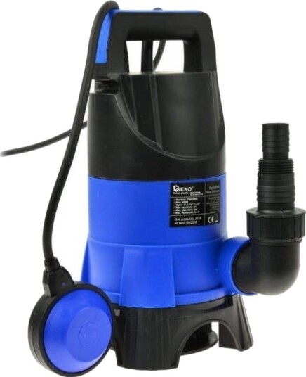 Geko Plastpumpe For Skittent Vann Med Flottør Type 2 4 G81453
