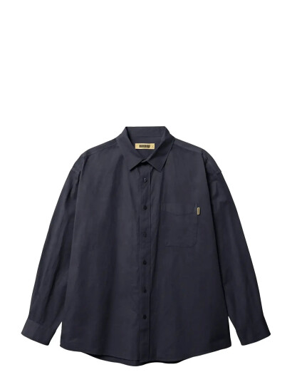 Woodbird Wbjong Washed Shirt Navy XL