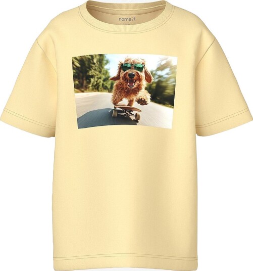Name It T skjorte nmmVoto SS Nreg Top Gul