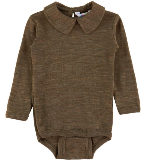 Joha Body I/e Ull/Silke Brun Melert Joha 90 Langermet Body Joha Body I/e Ull/Silke Brun Melert Joha 90 Langermet Body