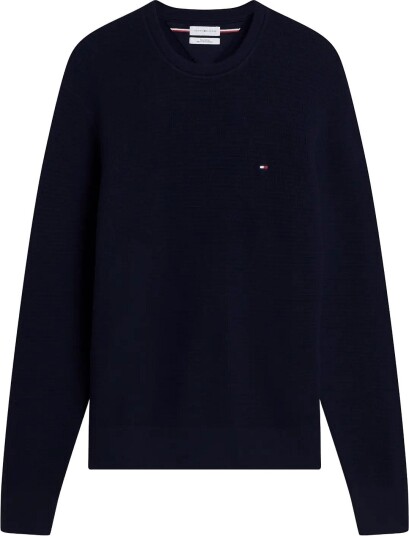 Tommy Hilfiger Pima Ctn Cash Structure Crewneck Navy XXL