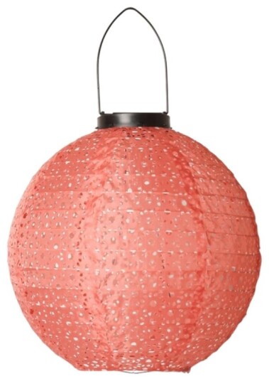 C'est Bon Lanterne Solcelle Globe Rosa Ø30