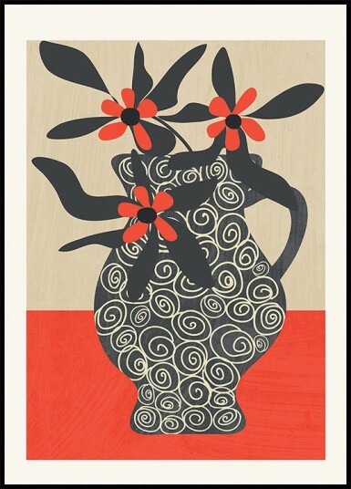 Modern Bloom Plakat Plakat / 70x100cm