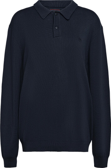Timberland Cotton Polo Sweater   Navy   XXL