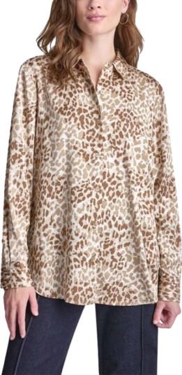 Dkny Dame Bluser & Skjorter Brun XL,