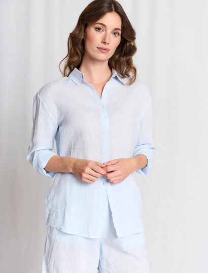 Bruun & Stengade Bs Marietta Regular Fit Shirt   Blue   40