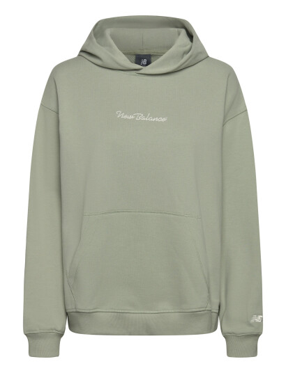 New Balance Athletics Script Hoodie - Green - M New Balance Athletics Script Hoodie - Green - M