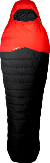 Mammut Nordic Down 3-season -9 / Graphite-fire.195 L, dunsovepose 195 L Graphite-fire