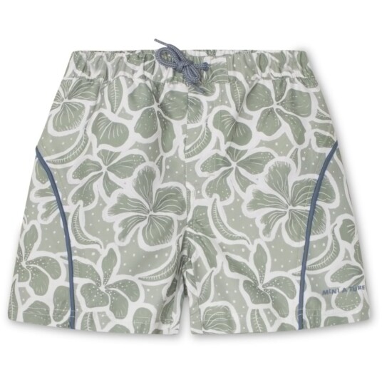 Mini A ture Green Hawaii Maki Printed Board Shorts. GRS 122-128