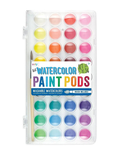 Ooly Akvarellpalett Lil Watercolor Multi Patterned One Size Ooly Akvarellpalett Lil Watercolor Multi Patterned One Size