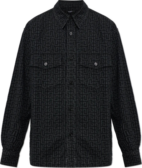 Balmain Herre Skjorter Svart M, Balmain Herre Skjorter Svart M,