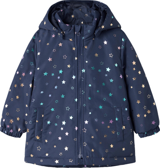Name It Nmfmaxi Jacket Pa Foil Aop Noos Navy 110 Name It Nmfmaxi Jacket Pa Foil Aop Noos Navy 110