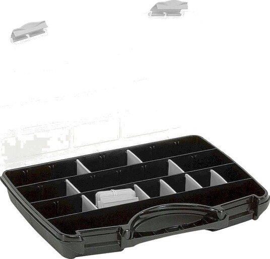 Raaco Oppbevaringsboks 715355 Med Transparent Lokk Og 21 Rom 51 × 312 × 238 mm
