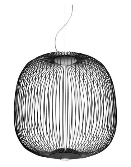 Foscarini Spokes 2 Taklampe med Dimmer Sort