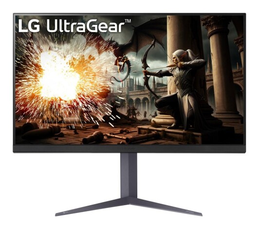 LG UltraGear 32GS75QX-B 31,5" QHD Gaming Skjerm med 180 Hz og G-SYNC Sort