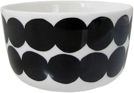 Marimekko Siirtolapuutarha Skål Hvit/Svart 25 cl