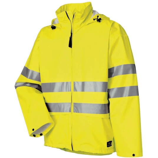 HH Workwear Workwear Helly Hansen Alta Hi Vis Vanntett Regnjakke Gull XXL