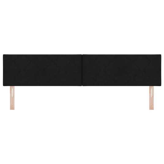 LED Hodegavl diamantblokker design svart 200 cm stoff LED Hodegavl diamantblokker design svart 200 cm stoff